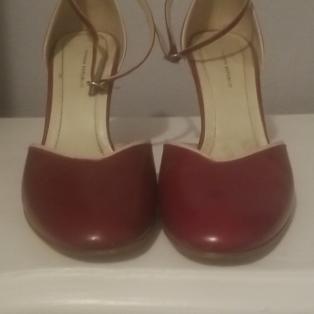 Red Strapped Heel